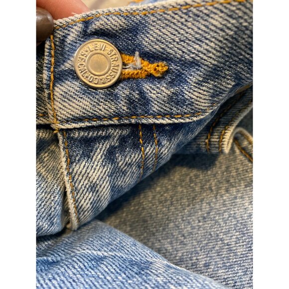 VINTAGE LEVI'S MEN'S 550 RELAXED FIT BLUE JEANS SZ 38 - Picture 8 of 8